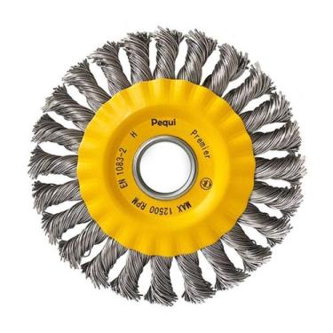 Imagem de Escova Circular Aço Carbono 6"x1/2" 24 Tranças 641151BPS Pequi - ESCOV