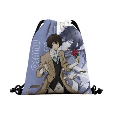 Imagem de Bolsa com cordão Bungos Strays Dogs Dazais Osamus Anime Stri - Yiweisa