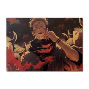 Imagem de Pôster Jujutsus Kaisens Anime Art 51x35,5 cm Papel 40g - yiweisai