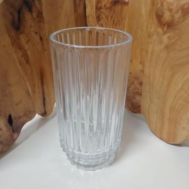 Imagem de VASO DECORATIVO ENFEITE CASA HOME&CO LAPIDADO VIDRO 27x14x14cm TRANSPA