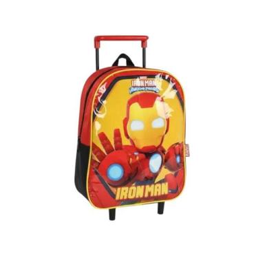 Imagem de Mochila Marvel Avengers de Rodinhas Meninos, VERMELHO, UN