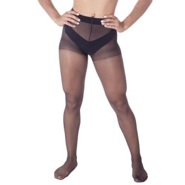 Imagem de Meia Calça Loba News Fio 15, P, Preto