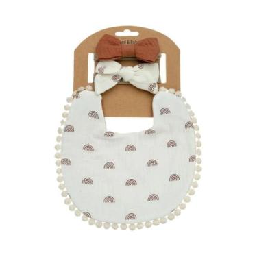 Imagem de Conjunto De Babadores E Faixas De Cabelo De Nylon Para Bebês (Meninos 