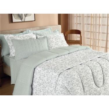 Imagem de Kit cobre leito king dupla face estampado sofisticata premiu - SUFALU,
