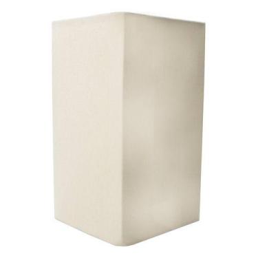 Imagem de Cúpula para Abajur 23x13x13cm Cilíndrica de tecido algodão soquete Nac