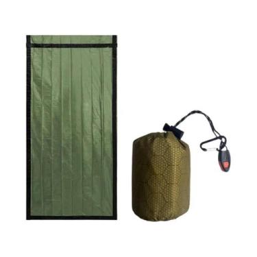 Imagem de Saco De Dormir De Emergência Impermeável E Quente, Saco De Sobrevivênc