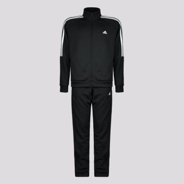 Imagem de Agasalho Adidas Sereno Juvenil Preto-Masculino