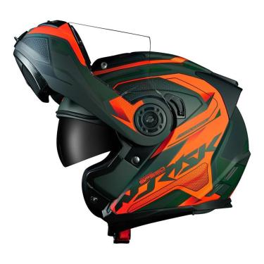 Imagem de Capacete Norisk Escamoteável FF345 Route Speedmax Robocop Com Óculos-Unissex