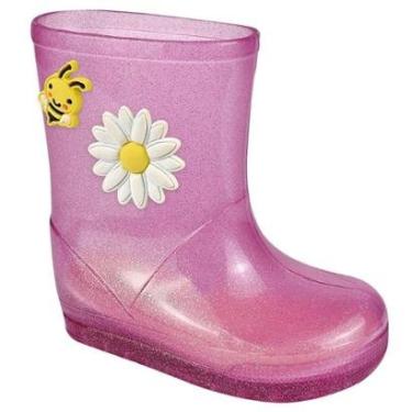 Imagem de Bota Galocha Menina Infantil Luelua Abelinha 41446 Pink-Feminino