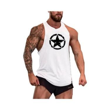 Imagem de Camiseta Regata Masculina Para Musculação, Fitness E Corrida Com Estam