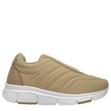 Imagem de Tênis Feminino Comfort Flex Ultraconfortável Macio Bege 2590401-Feminino