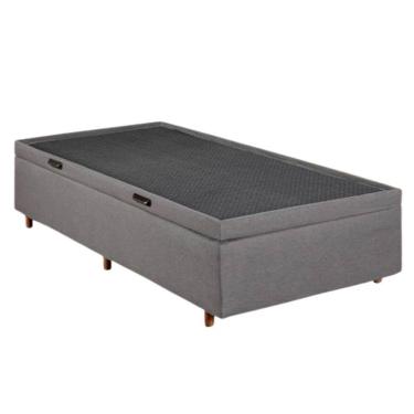 Imagem de Base Baú Para Cama Solteiro Orthomax Abertura Lateral 88x35