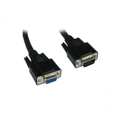 Imagem de Cabo Extensor VGA Monitor HDD15M X HD15F 1,8M para Transmissão Estável com Dupla Blinda...