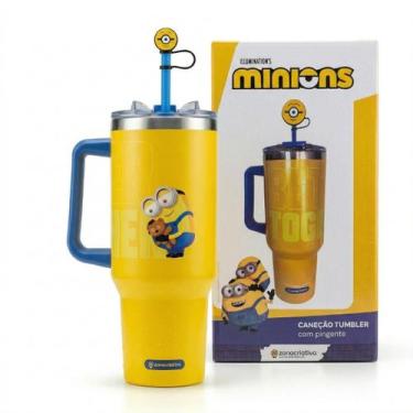 Imagem de Copo Tumbler Minions Térmico Caneca 1,15L Original Zona Criativa