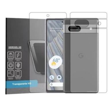 Imagem de Película Hidrogel HD Frente e Verso Para Google Pixel 7A - GR Global R