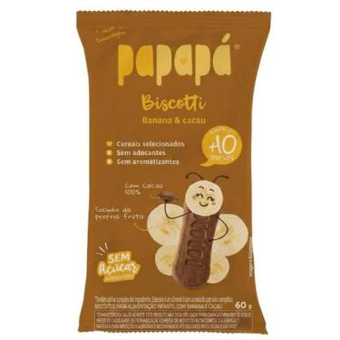 Imagem de Biscoito Infantil Biscotti Banana E Cacau Papapá 60g