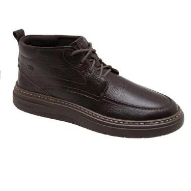 Imagem de Bota democrata grid calce facil ref 240001 masculino, 39, Marrom escur