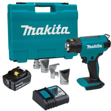 Imagem de Soprador Térmico com Bateria 5AH LXT 18 Volts Carregador e Tubeiras + 