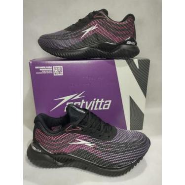 Imagem de Tênis Esportivo Feminino Actvitta 4802.128 Preto Pink, 33