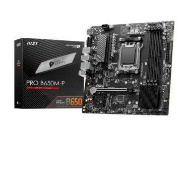 Imagem de Placa-Mae MSI PRO B650M-P DDR5 AM5 Micro ATX  Suporte Ryzen Serie 7000