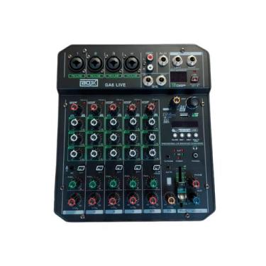 Imagem de Mesa De Som Mixer Boxx GA6 Live 6 Canais Bluetooth Aux Phanton Power