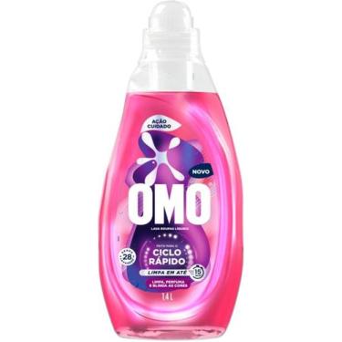 Imagem de Lava Roupas Líquido Omo Ciclo Rápido Ação Cuidado 750 ml