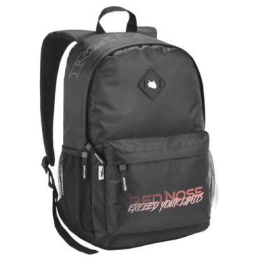 Imagem de Mochila Costas Red Nose Masculina Casual Preta Escolar