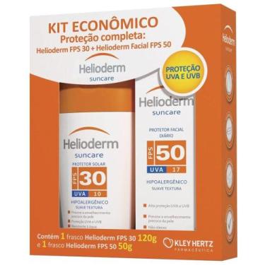 Imagem de Protetor solar helioderm fps 30 + protetor solar helioderm facial fps 