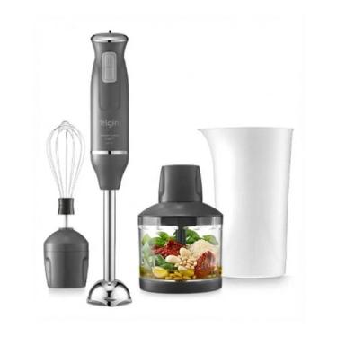 Imagem de Mixer Power Inox 3 Em 1 Elgin Lunar 600w Original Batedor Processador 