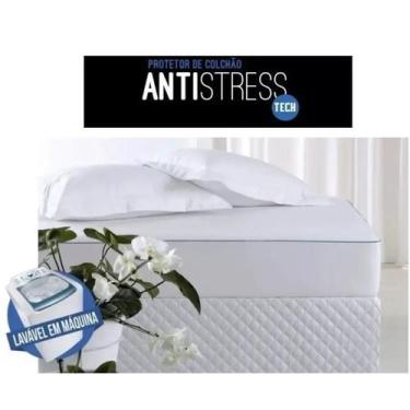 Imagem de Protetor Colchão Altenburg Casal Antistress Impermeável Branco - 99820