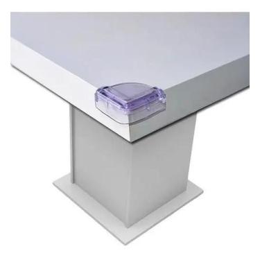 Imagem de 4 Protetor De Canto Mesa Silicone Quina Armário Criança Bebe - Startoo