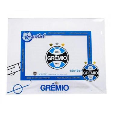 Imagem de Porta Retrato Grêmio De Vidro Para 1 Foto 10X15cm  - Minas de Presente