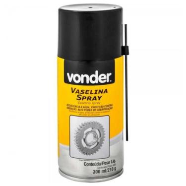 Imagem de Vaselina Spray 300ml Vonder Lubrificante Multiuso Dobradiças Trilho Co