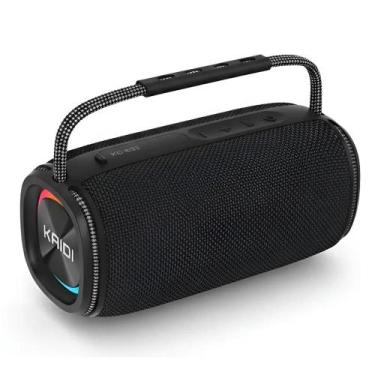 Imagem de Caixa de Som Bluetooth Kaidi KD-821 à Prova d'Água Luzes RGB IPX6 - PO