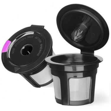 Imagem de Filtros de Café Reutilizáveis K Cup Fanativita, 2 Unidades, Pretos