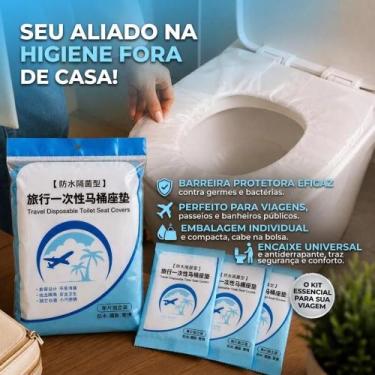 Imagem de Protetor descartável para assento sanitário kit com 50 unidades - NoBr