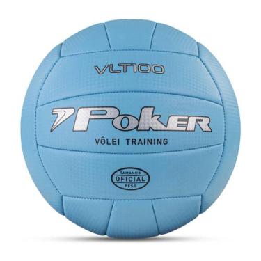 Imagem de Bola de Volei Poker Training VLT 100 Cor:Azul, Azul