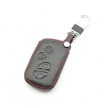 Imagem de YJADHU Porta-chaves em couro para carro e porta-chaves, adequado para Lexus CT200H ES350 GX400 GS350 IS250 RC350 RX300 LX570 NX300h 450, estilos E