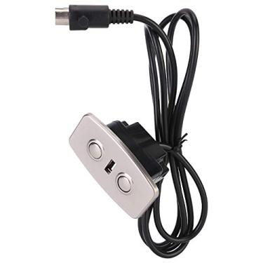 Imagem de Cadeira de elevação de 2 botões ou controle de mão reclinável elétrico, controle de mão para cadeira reclinável de sofá com duas peças de reposição reclináveis para controle manual USB