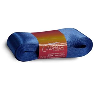 Imagem de Cinderela Fitas Fita de Cetim Simples Face, 38 mm, Azul Royal, Peça de 10 Metros