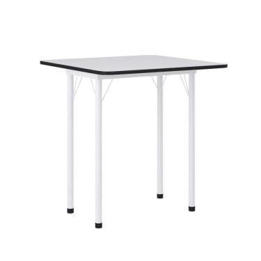 Imagem de Mesa Dobrável 4 Lugares Asti Bona Vita Móveis Branco/Preto