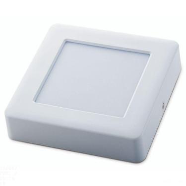 Imagem de Plafon LED Tramontina Quadrado de Sobrepor 1500 lm 18 W Bivolt 3000 K Luz Amarela Tramontina