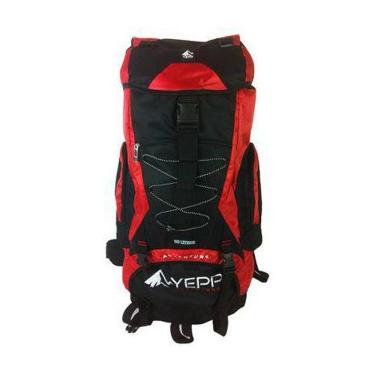 Imagem de Mochila Camping Trilha Cargueira 55 Litros Impermeável Lona Premium Resistente 