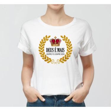 Imagem de Blusa T-Shirt Camiseta Feminina Estampada, Estampas Evangélica - Innov