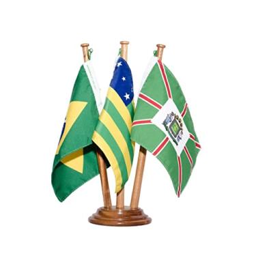 Imagem de Bandeira De Mesa Brasil Goiás Goiânia