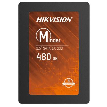 Imagem de SSD Hikvision 480GB SATA III 6GB/s 2.5 550MBs - Minder(S)/480G - Preto