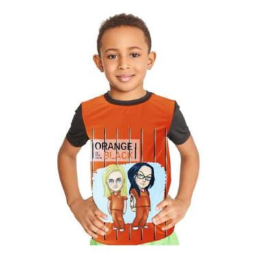 Imagem de Camiseta Infantil Orange Is The New Black Ref:916 - Smoke
