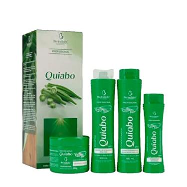 Imagem de KIT CAPILAR QUIABO UMECTAÇÃO BRILHO HIDRATAÇÃO BIO INSTINTO