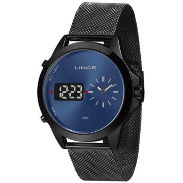 Imagem de Relógio Lince Masculino Ref: Man4723l D1px Anadigi Black