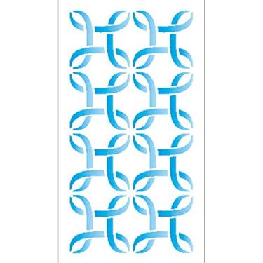 Imagem de Stencil de Acetato para Pintura OPA 07 x 15 cm - 1975 Trançado Fita